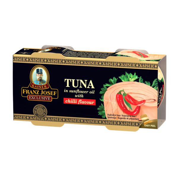 Franz Josef Kaiser Tuňák v pikantním oleji 2 x 80g