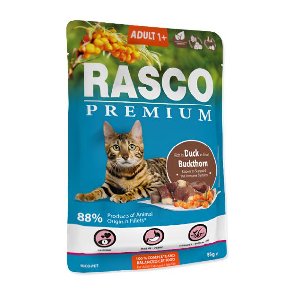 Rasco Premium Kapsička Adult kachna s rakytníkem pro kočky