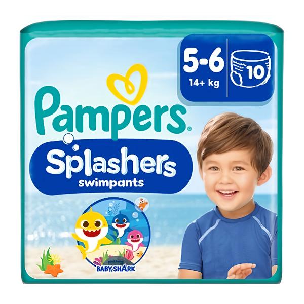 Pampers Kalhotkové plenky Splashers Carry Pack Baby Shark velikost 5, 10ks