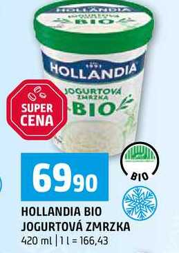 HOLLANDIA BIO JOGURTOVÁ ZMRZKA 420 ml