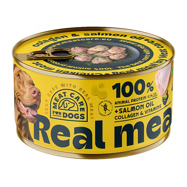 Meat Care Real Meal – Konzerva pro psy - kuřecí