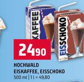 HOCHWALD EISKAFFEE, EISSCHOKO 500 ml
