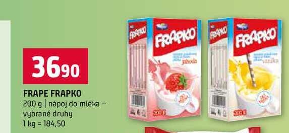FRAPKO 200 g nápoj do mléka vybrané druhy 