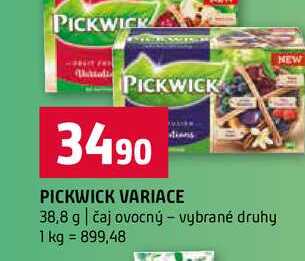PICKWICK VARIACE 38,8 g čaj ovocný vybrané druhy