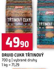 DRUID CUKR TŘTINOVÝ 700 g vybrané druhy 