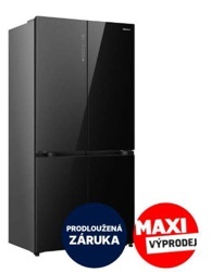 Americká lednice Hisense RQ768N4GBE černá