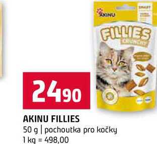 AKINU FILLIES 50 g pochoutka pro kočky 