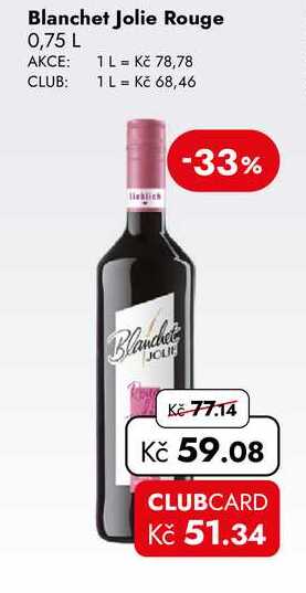 Blanchet Jolie Rouge 0,75 L