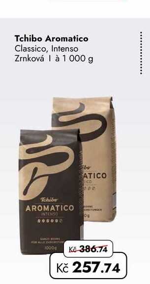 Tchibo Aromatico Classico, Intenso Zrnková à 1000 g