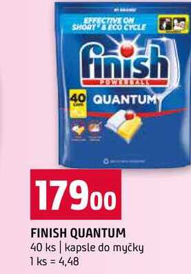 FINISH QUANTUM 40 ks kapsle do myčky 