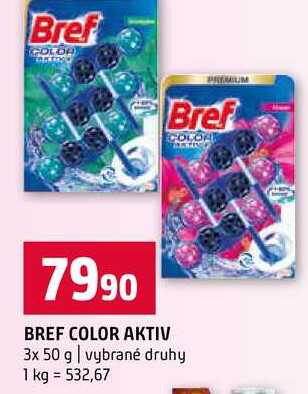 BREF COLOR AKTIV 3x 50 g vybrané druhy