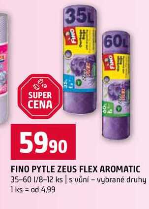 FINO PYTLE ZEUS FLEX AROMATIC 35-60 1/8-12 ks s vůní vybrané druhy