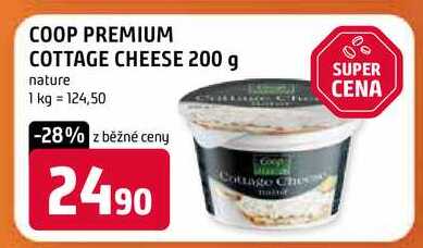 COOP PREMIUM COTTAGE CHEESE 200 g nature