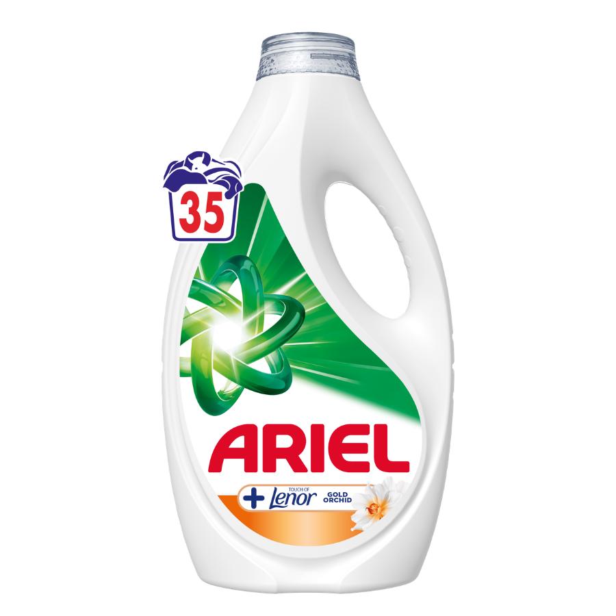 Ariel Tekutý prací prostředek, +Touch Of Lenor Gold Orchid 1,575 l