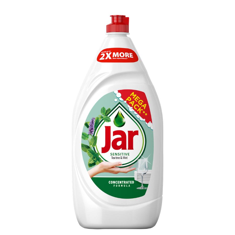 Jar Sensitive Tea Tree & Mint prostředek na nádobí 1350 ml