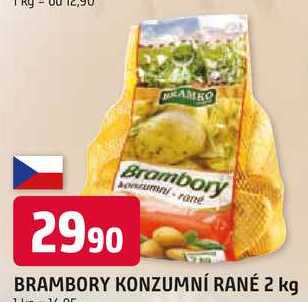 BRAMBORY KONZUMNÍ RANÉ 2 kg