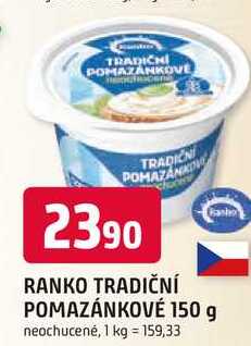 RANKO TRADIČNÍ POMAZÁNKOVÉ 150 g