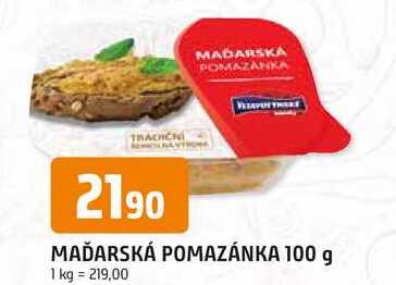 MAĎARSKÁ POMAZÁNKA 100 g