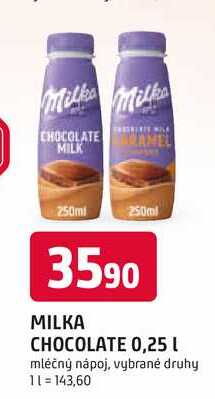 MILKA CHOCOLATE 0,25l