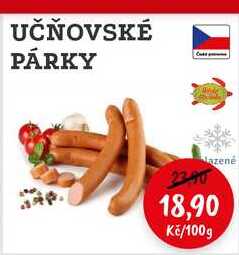 UČŇOVSKÉ PÁRKY 100g
