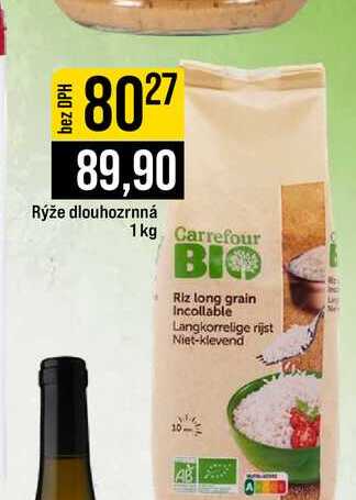 Rýže dlouhozrnná 1kg