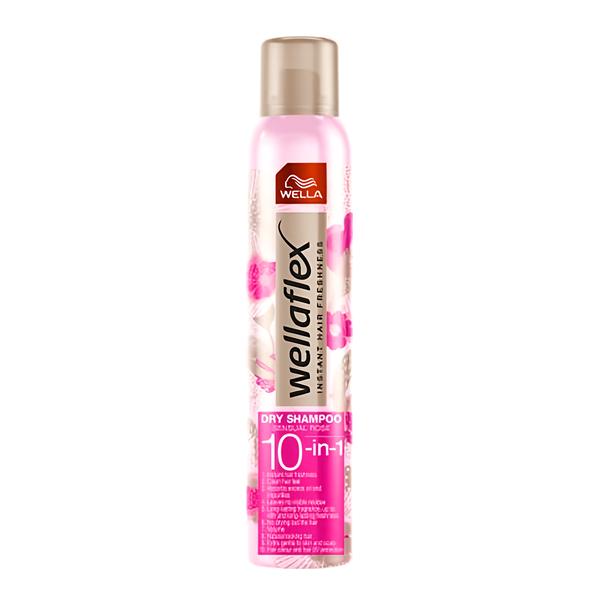 Wellaflex Sensual Rose Suchý šampon na vlasy 10v1