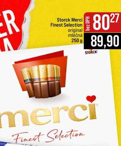 Storck Merci Finest Selection original mléčná 250 g