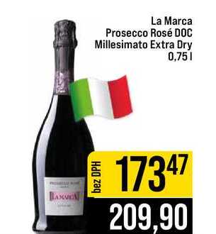 La Marca Prosecco Rosé DOC Millesimato Extra Dry 0,75l