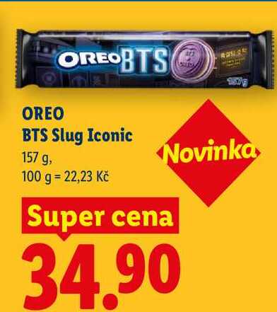 OREO BTS Slug Iconic, 157 g