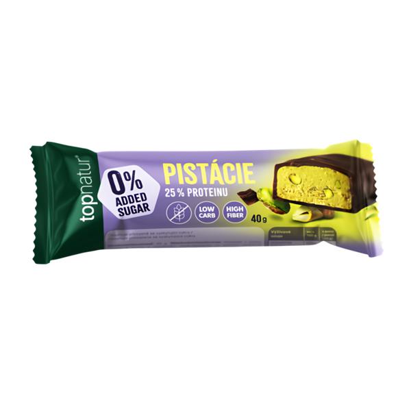 Topnatur NO ADDED SUGAR PROTEIN TYČINKA PISTÁCIE