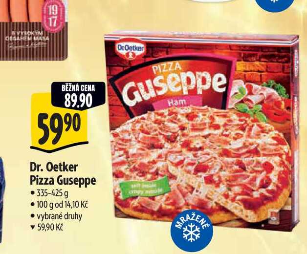   Dr. Oetker Pizza Guseppe  335-425 g 