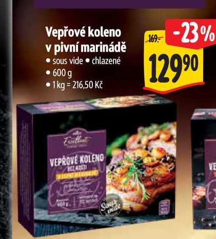 Vepřové koleno v pivní marinádě 600 g