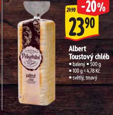   Albert Toustový chléb  500 g