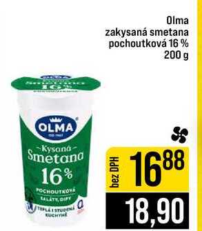 Olma zakysaná smetana pochoutková 16% 200 g