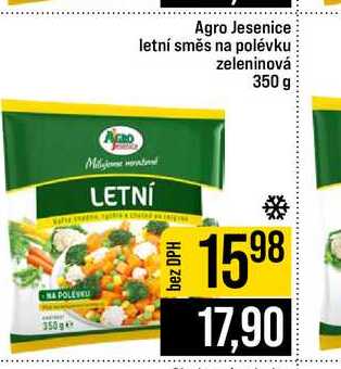 Agro Jesenice letní směs na polévku zeleninová 350 g