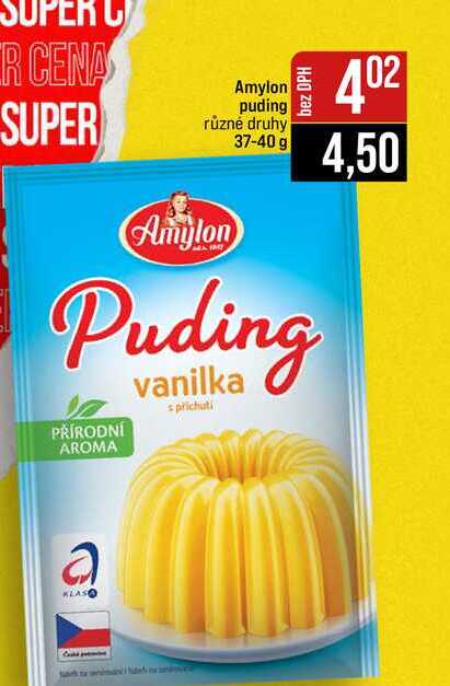 Amylon puding různé druhy 37-40 g