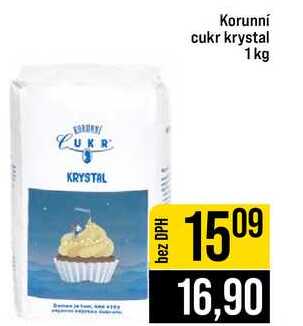 Korunní cukr krystal 1kg