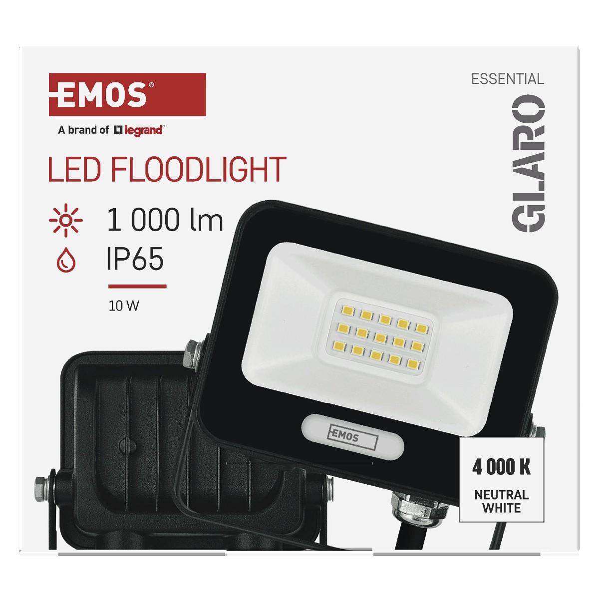 LED reflektor GLARO 10 W, 1 KS