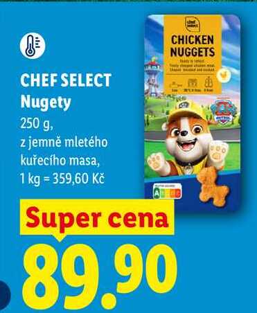 CHEF SELECT Nugety, 250 g