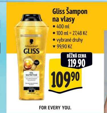 Gliss Šampon na vlasy 400 ml