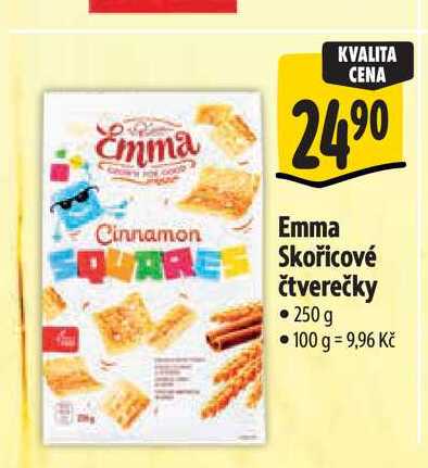 Emma Skořicové čtverečky 250 g