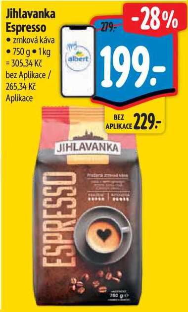 Jihlavanka Espresso, 750 g
