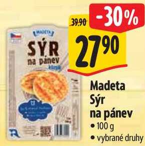 Madeta Sýr na pánev, 100 g