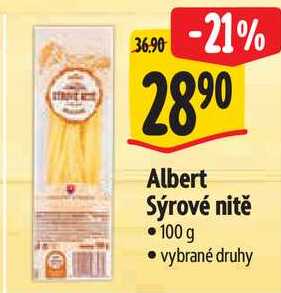 Albert Sýrové nitě, 100 g 