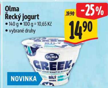 Olma Řecký jogurt, 140 g