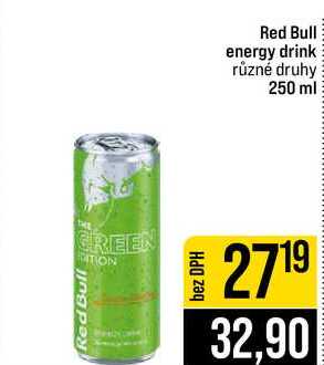 Red Bull energy drink různé druhy 250 ml