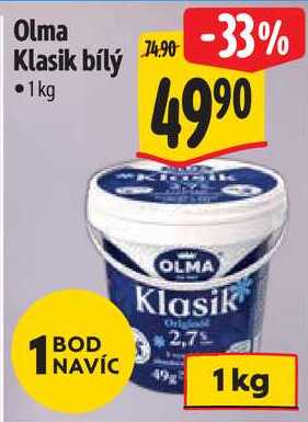 Olma Klasik bílý, 1 kg