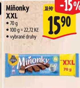Miňonky XXL, 70 g