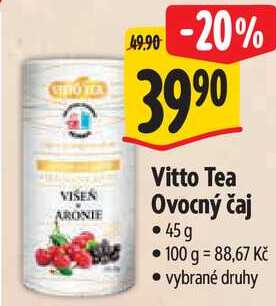 Vitto Tea Ovocný čaj, 45 g