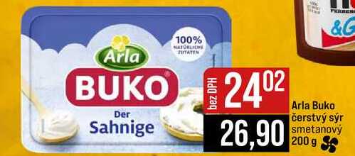 Arla Buko čerstvý sýr smetanový 200 g 